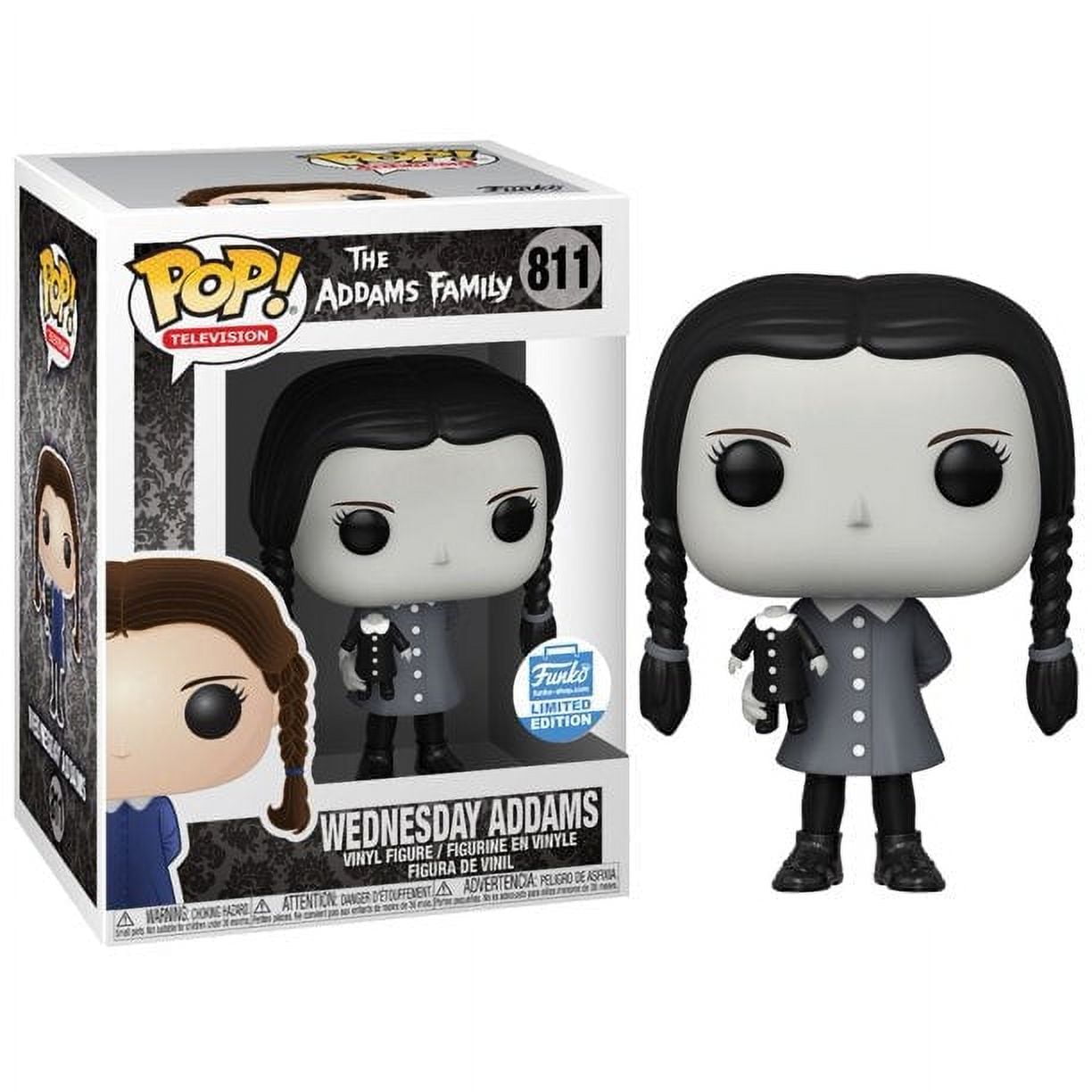 Funko The Addams Family POP! Movies Wednesday Addams Exclusive Vinyl Figure  #811 [Black & White] 