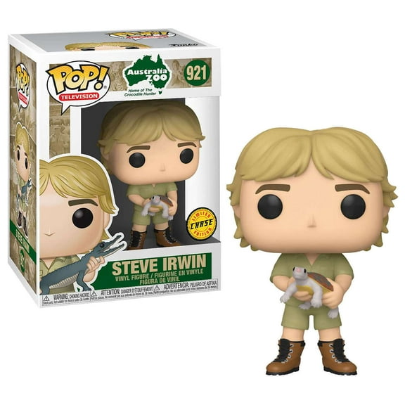Funko The Crocodile Hunter POP! TV Steve Irwin Vinyl Figure (with Turtle, Chase Version)