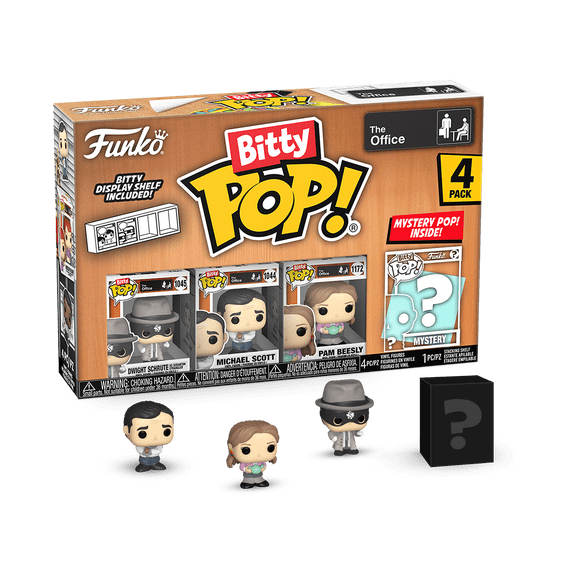 Funko Bitty POP! 4-Pack: The Office - Dwight the Strangler Collectible Vinyl Mini-Figures