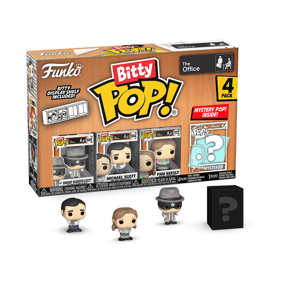 Funko Bitty POP! 4-Pack: The Office - Dwight the Strangler Collectible Vinyl Mini-Figures