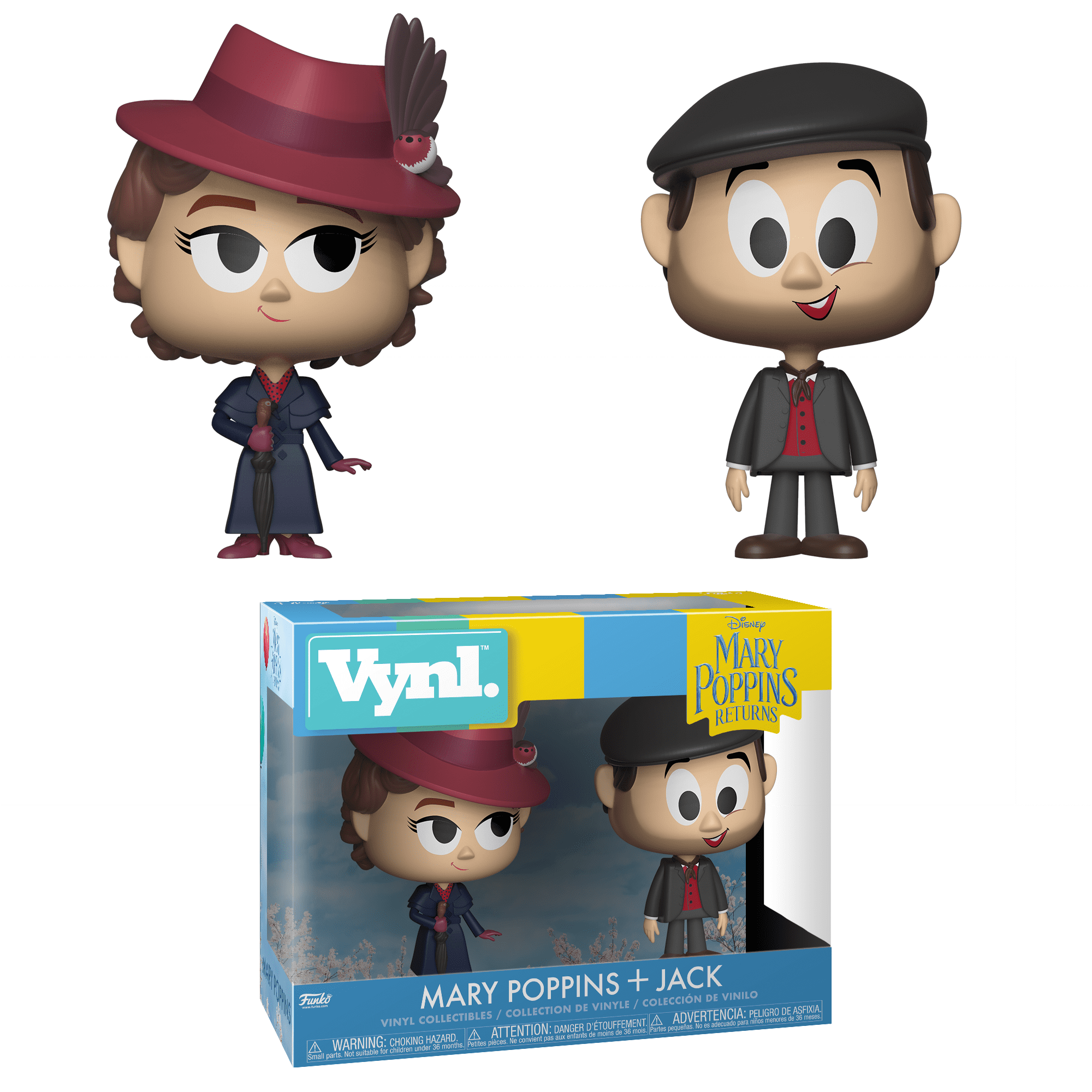 Funko VYNL Mary Poppins 2PK Mary & Jack the Lamplighter