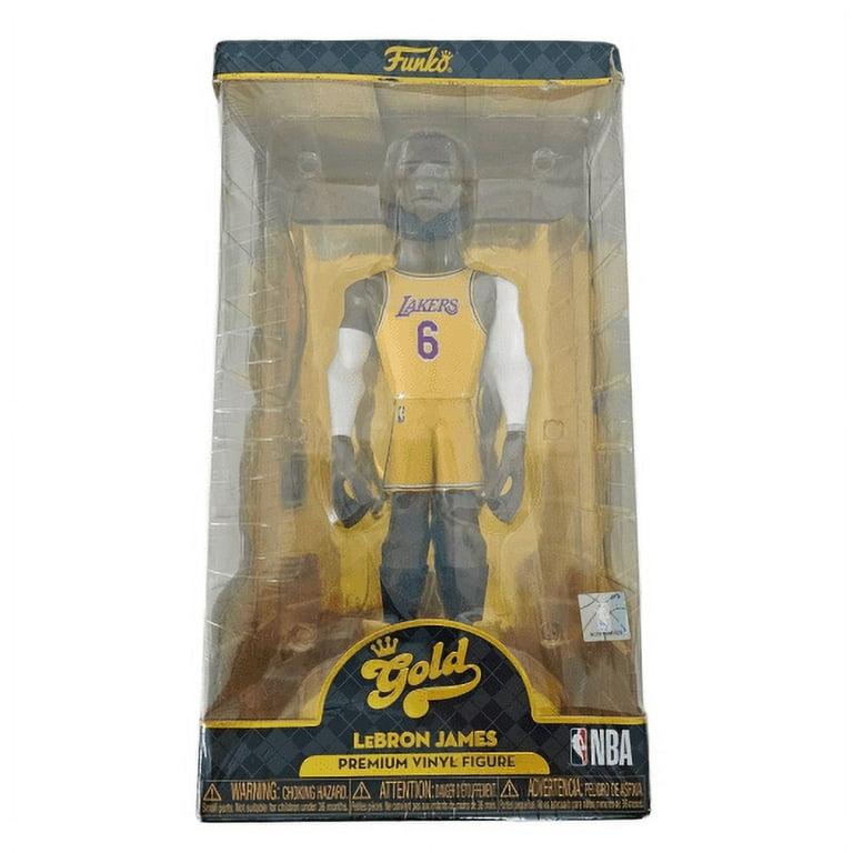NBA Lakers LeBron James 12-Inch Vinyl Gold Figure