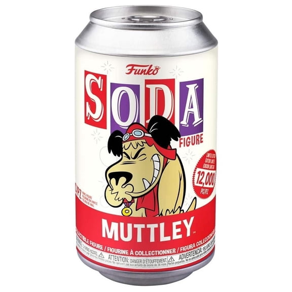 Funko Hanna-Barbera Vinyl Soda Muttley Vinyl Figure (1 RANDOM Figure! Look For The Rare Chase!)