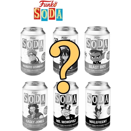 Funko Vinyl Soda LOT of 6 RANDOM Figures (Look For Possible Chase Figures!)