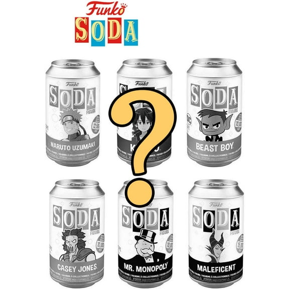 Funko Vinyl Soda LOT of 6 RANDOM Figures (Look For Possible Chase Figures!)