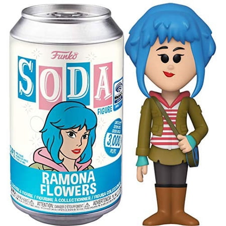 Funko Vinyl Soda Ramona Flowers (Scott Pilgrim) Wondercon (Official Sticker) Exclusive
