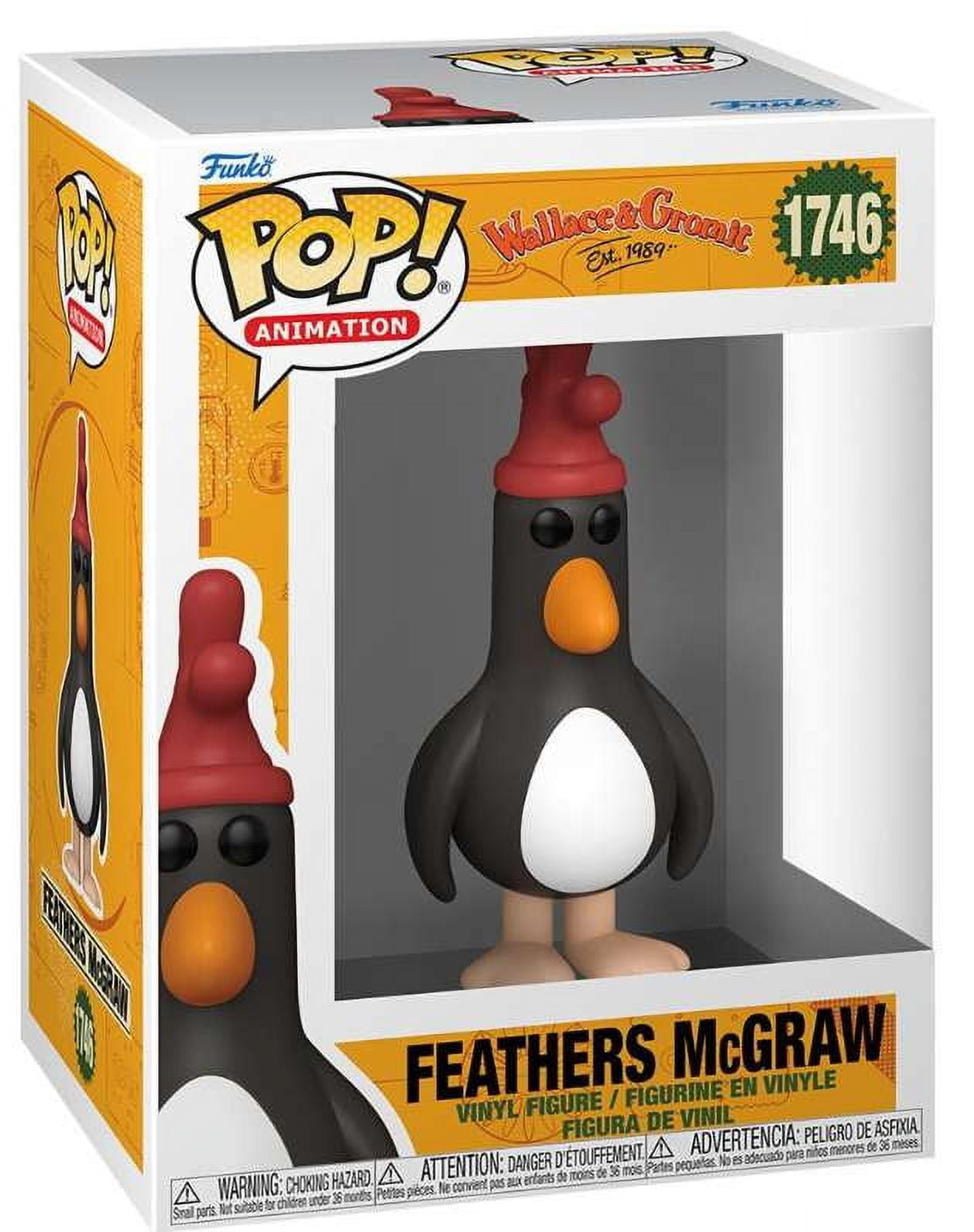 Wallace & Gromit Feathered Fraw フィギュア Feathers Mcgraw Mini Figure | 3D Printed Collectible