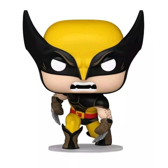 Funko Wolverine (Brown Suit) #1376 Collectible Vinyl Figure, Yellow