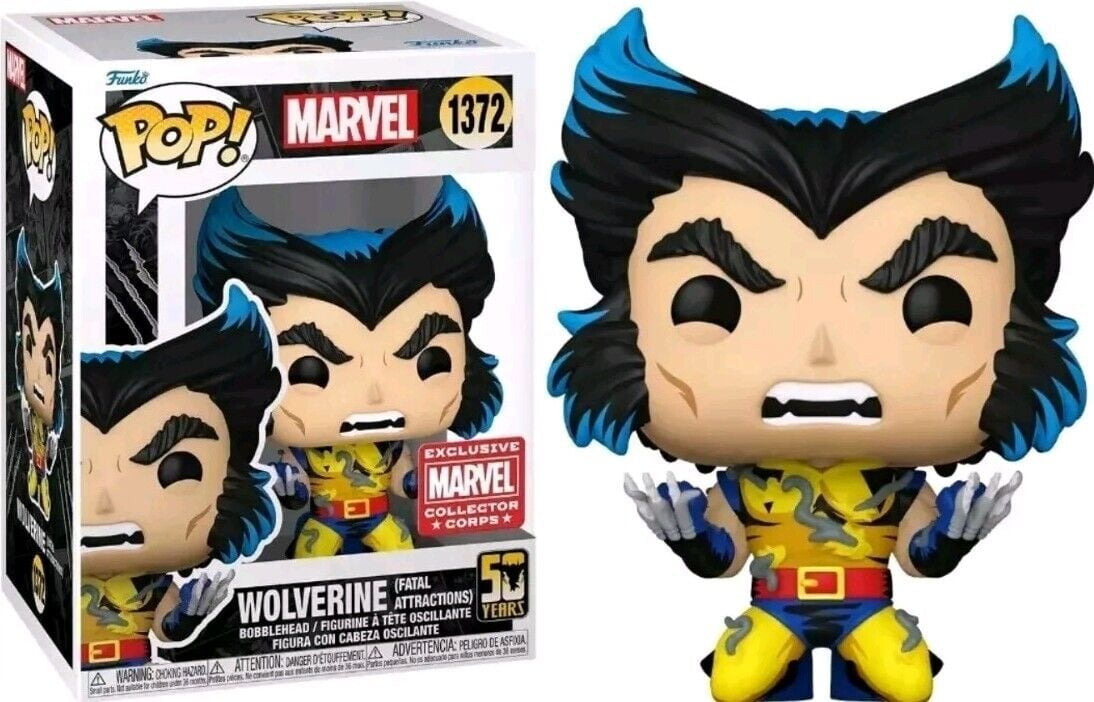 Funko Wolverine (Fatal Attractions) #1372 Vinyl Figure, Yellow, 4 x 8 x 6 Inches
