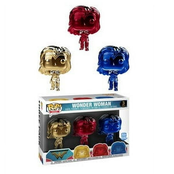 Funko Wonder Woman (Gauntlets) (Chrome 3-Pack)