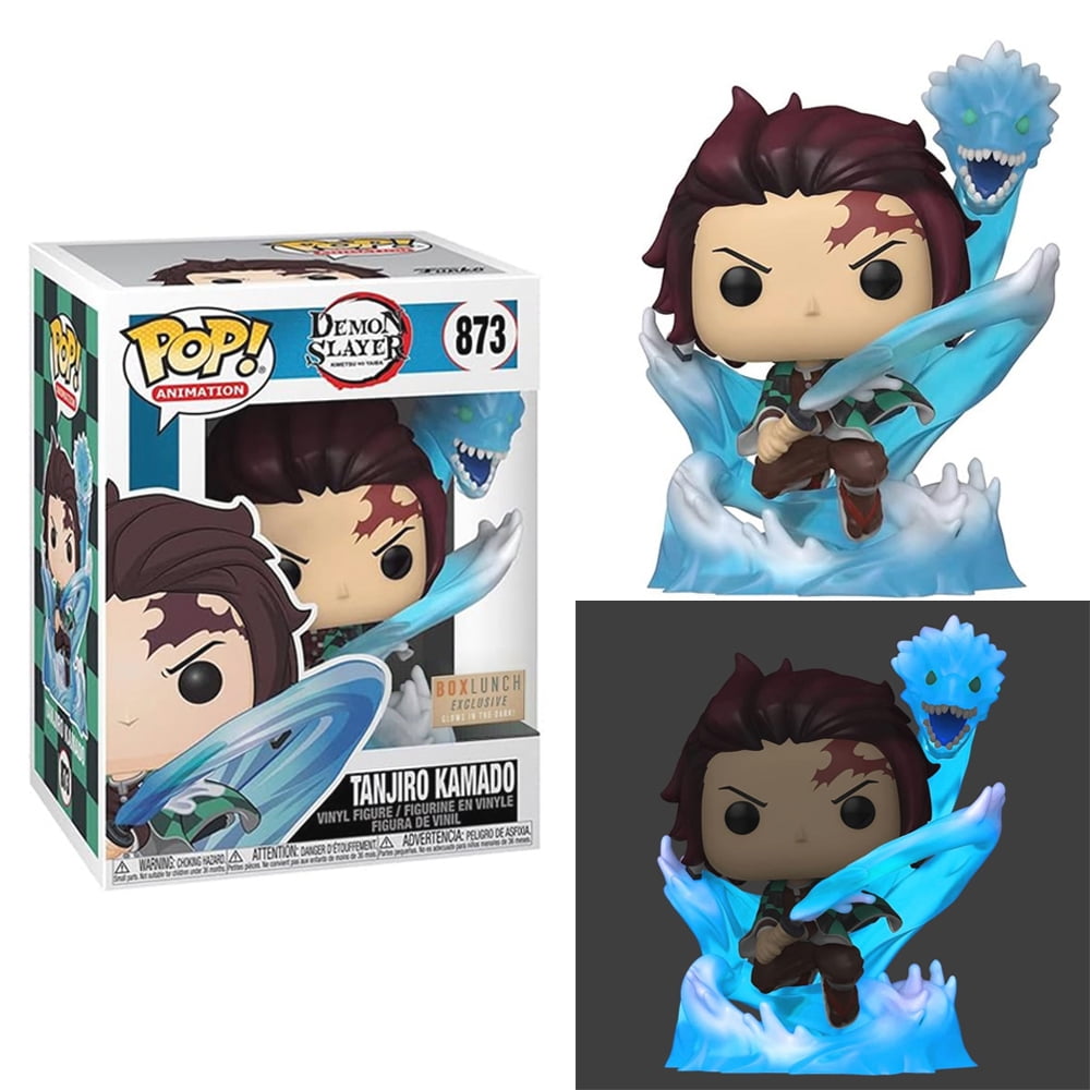 Funko0a 873 Tanjiro Kamado Box Lunch Exclusive Vinyl Action Figures