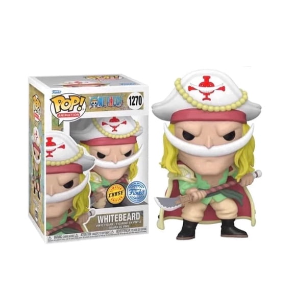 Funko0a- Animation Whitebeard (CHASE)(Special Edition) #1270 Vinyl Figure ornaments Collectible POP!