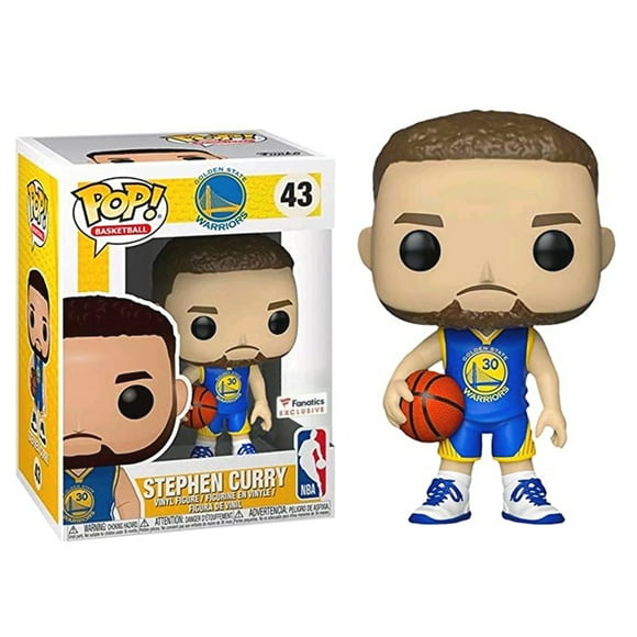Funko0a Stephen Curry #43 Blue jersey 30Vinyl Figure Pop! Toys Birthday gift Model Figure for Collectors - w/Plastic protective shell - New!!!