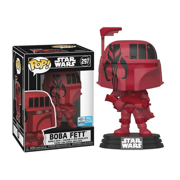 FunkoH: Boba Fett - Target WonderCon (Exclusive) #297 Vinyl Toys Action Figures POP! with plastic protector