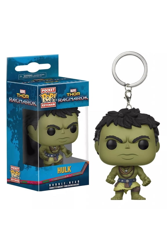 Q Pocket Keychain T-h-o-r Ragnarok - HULK Vinyl Figure PopPocket Keychain Birthday Gift