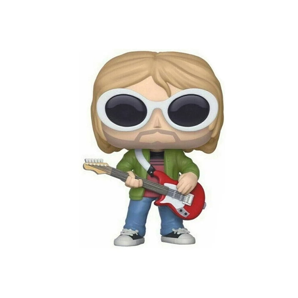 FunkoQ Rocks: Kurt Cobain - Kurt Cobain #64 Exclusive Vinyl Figure Pop! Toys Birthday Gift Ornaments (No toy model color box) New !!!