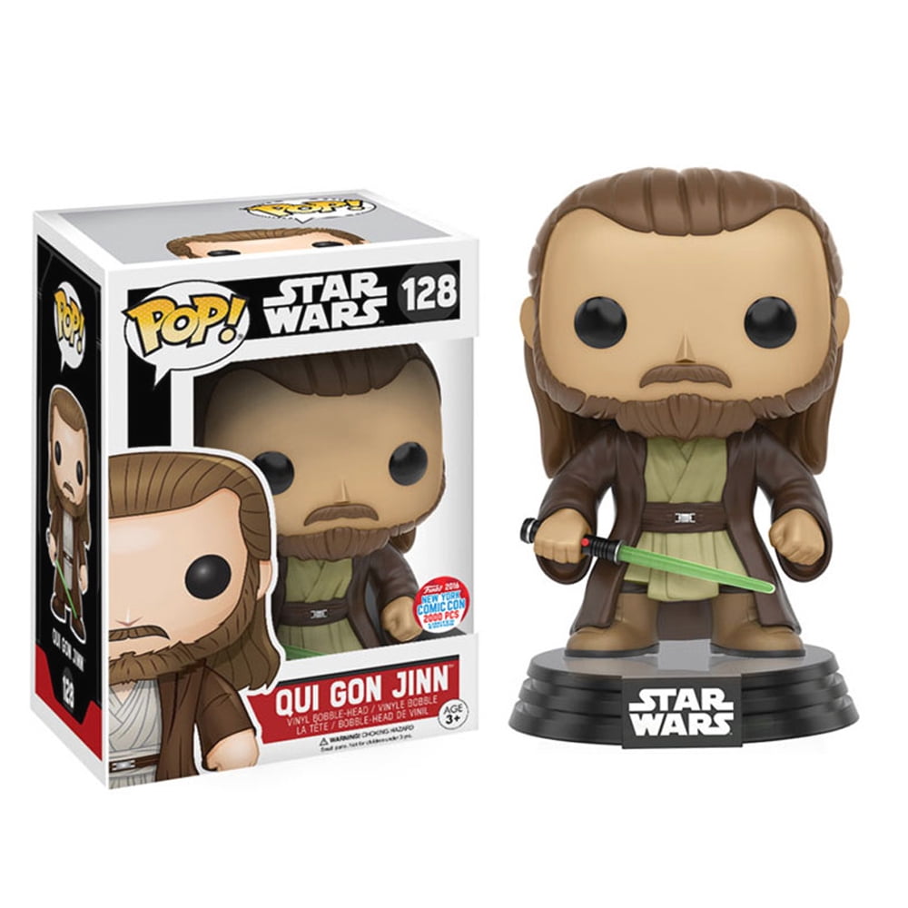 FunkoQ S-t-a-r Wars - #128 Qui Gon Jinn 2016 New York Comic Con 