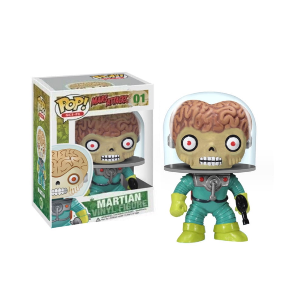 Funkoa Movies Mars Attacks Martian 01# Figure New With Funkoa Movies Mars Attacks Martian 01# Figure New With