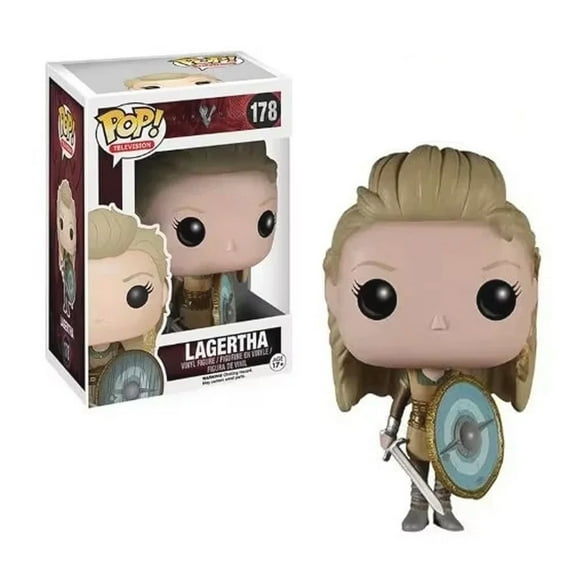 Funkoa Vikings Lagertha #178 Vinyl Figure Pop ! Gifts Collectible Toys With Protector