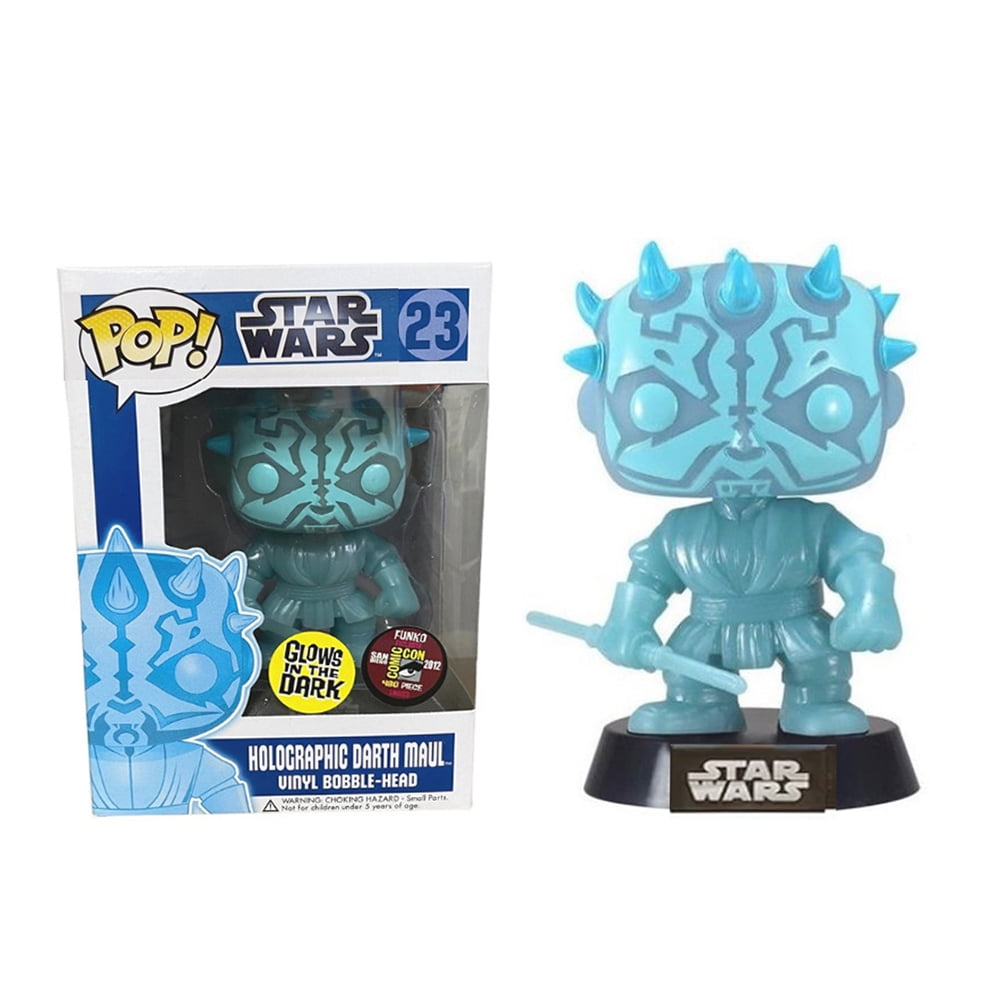 Funkoe Star Wars：Holographic Darth Maul #23 Glow in the Dark SDCC 2012 480  Vinyl Action Figures Pop! Multicolor Model Toys Collections - Walmart.com