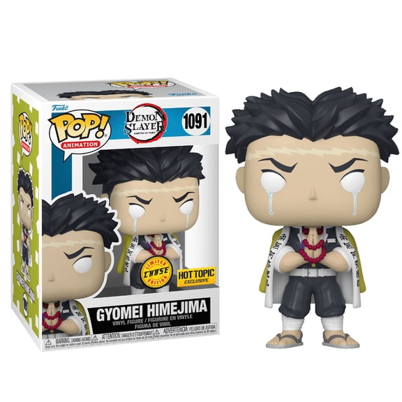 Funkoo Demon Slayer Gyomei Himejima #1091 Chase Hot Topic Exclusive Pop! Vinyl Action Figure Model Toys Collections Gift - w/ Protector Box