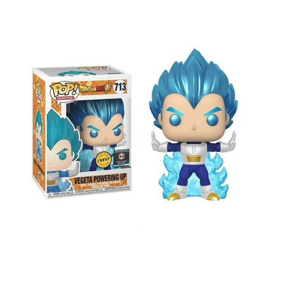 Funkoo Dra*gon Ball Vegeta Powering Up #713 (Metallic Chase)  Vinyl Figure Pop ! Gifts Collectible Toys With Protector