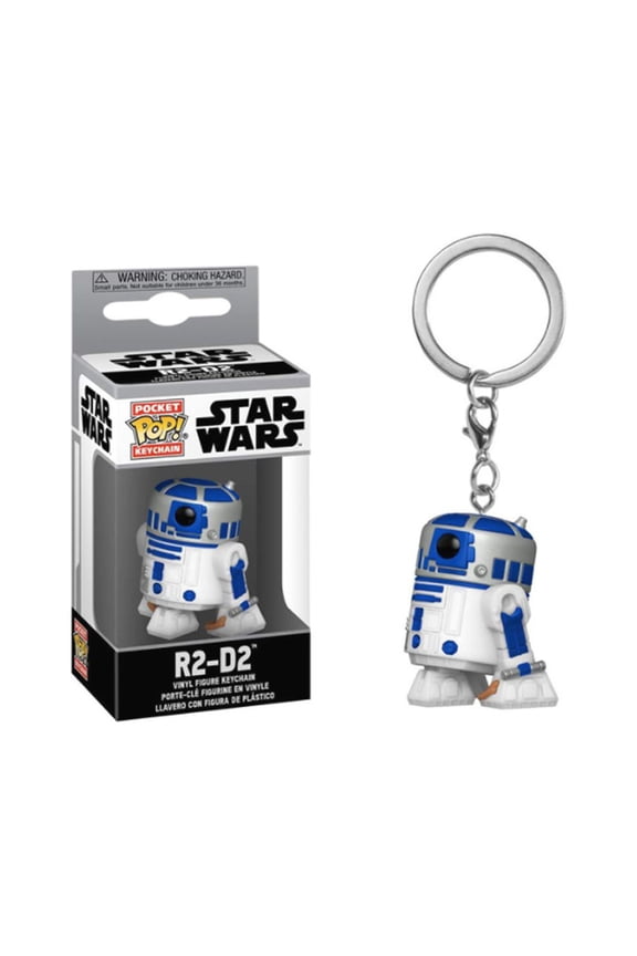 Funkoo Pocket Keychain Star Wars R2-D2 Robot Viny Figure Toy New In Box pop
