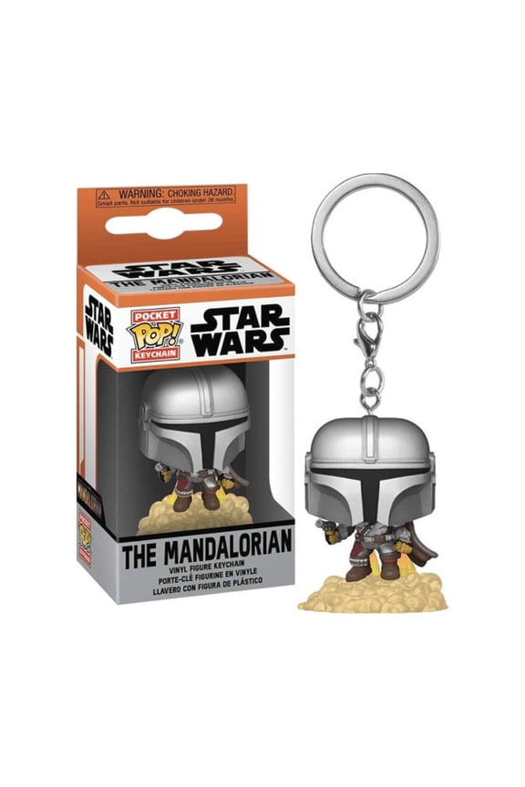 Funkoo Pocket Keychain Star Wars The Mandalorian Viny Figure Toy New In Box Pop