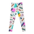 thumbnail image 1 of Funky 80s eighties Memphis Pattern Design Leggings legins for woman sportswear women gym sport leggings women, 1 of 6