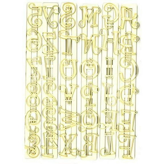 Funky Alphabet & Numbers Tappits by FMM by FMM SUGARCRAFT