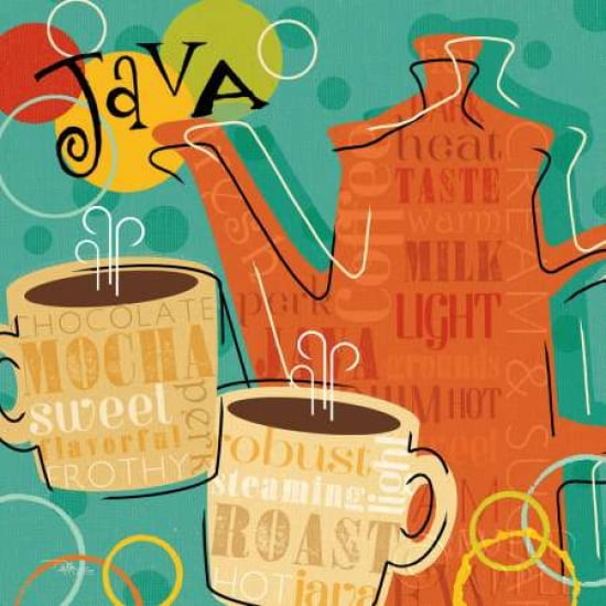 Funky Brew IV Canvas Art - Pela Studio (24 x 24)