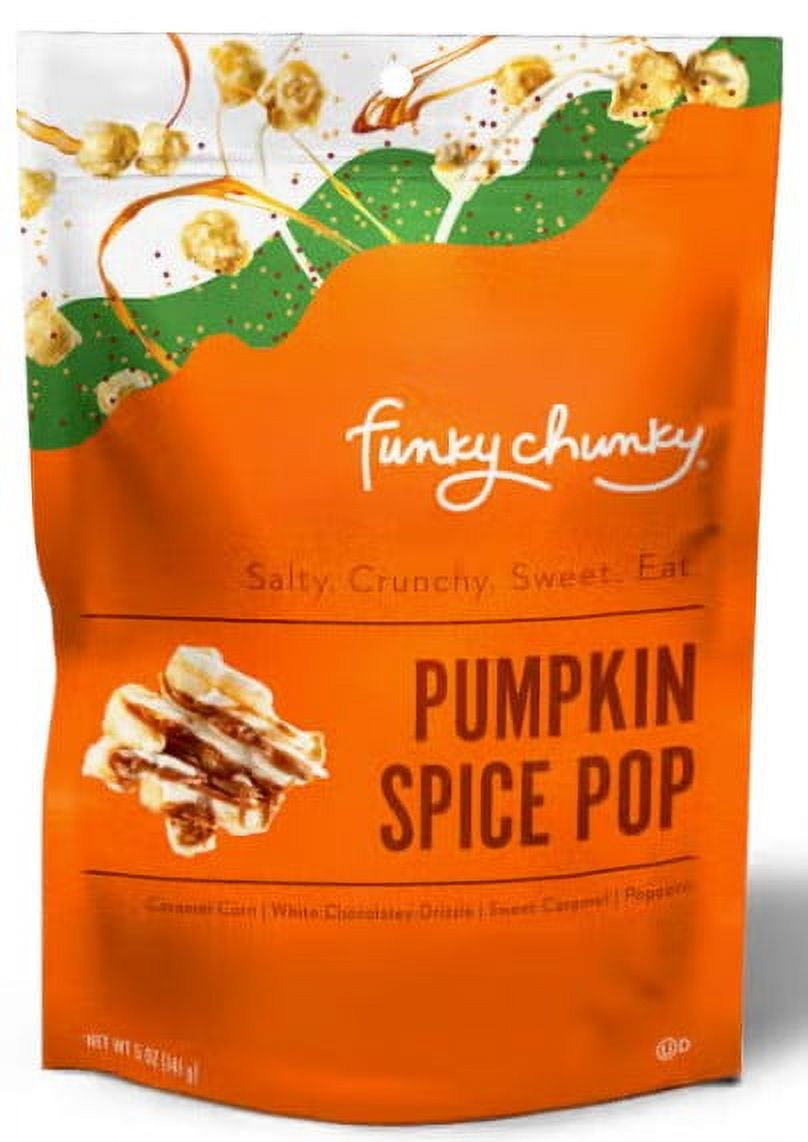 Funky Chunky Pumpkin Spice Popcorn Mix, 5 Oz. Limited Edition