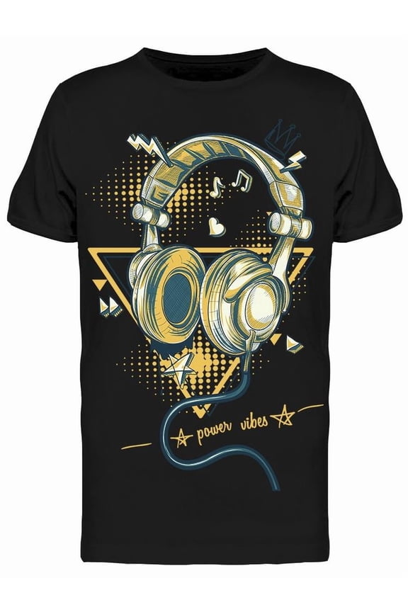 Funky Colorful Drawn T-Shirt Men -Image by Shutterstock, Male Medium