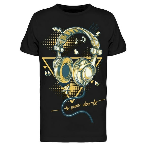 Funky Colorful Drawn T-Shirt Men -Image by Shutterstock, Male Medium