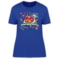 thumbnail image 1 of Funky Colorful Turntable T-Shirt Women -Image by Shutterstock, Female x-Large, 1 of 2