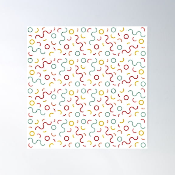 Funky Dna Poster Wall Art, Modern Wall Decor For Living Room Bedroom, 30x30 UNFRAMED
