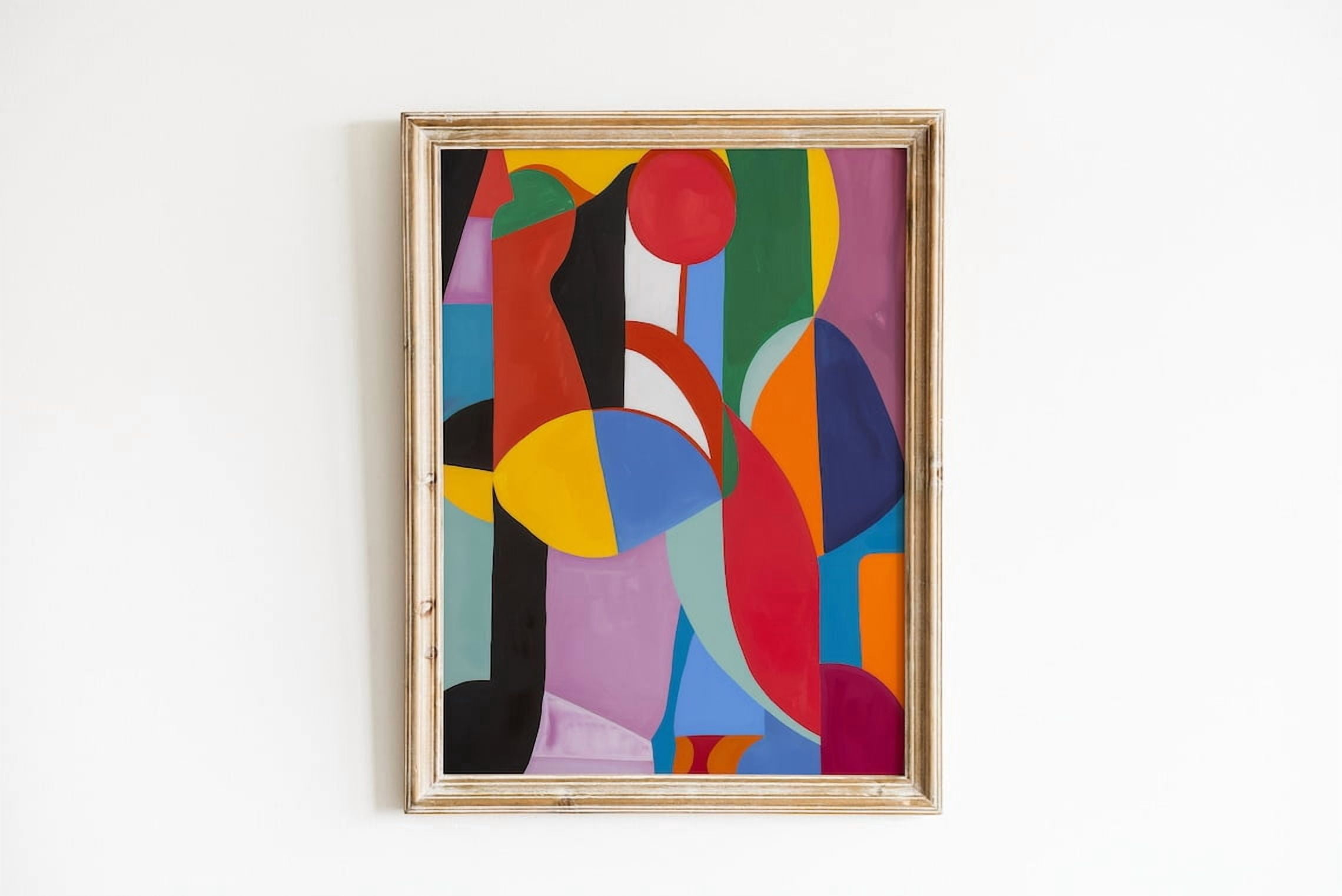 Funky Eclectic Colorful Apartment Wall Poster - Walmart.com