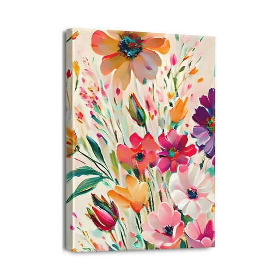 Funky Eclectic Gallery Wall Art Prints for Home Decor, Unframed 12x16 inches, Exquisite Artist's Painting Poster of Flowers and Plants for Bedroom and Office Wall Decor