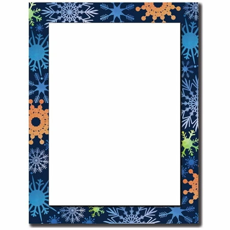 Funky Flakes Letterhead Laser & Inkjet Printer Paper, 100 Sheets per Pack