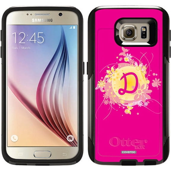 Spot goodsFunky Floral D Design on OtterBox Commuter Series Case for Samsung Galaxy S6