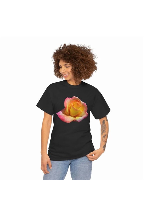 Funky Floral T-Shirt S-5XL Psychedelic Flower Tee For Retro & 70S Vibes
