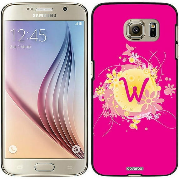 Funky Floral W Design on Samsung Galaxy S6 Snap-On Case