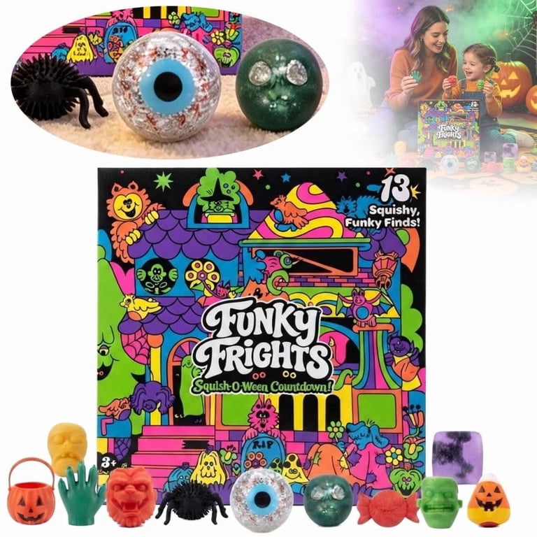 Funky Frights Toy, Squish O Ween Countdown Advent Calendar 2026