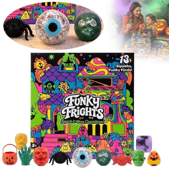 Funky Frights Toy, Squish O Ween Countdown Advent Calendar 2026, 13 PCS