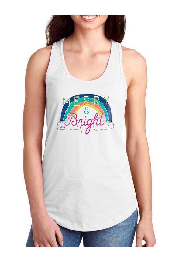 Funky Fun A Racerback Tank Women -June Erica Vess Designs, Female x-Large
