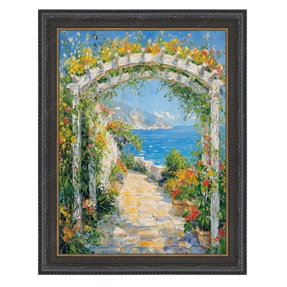 Funky Gothic Black With Gold Picture Frame 30x40 frame