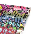 thumbnail image 1 of Funky Graffiti 120” x 52” Vinyl Wrap Sheet for large or custom items | 3M wrap DIY to custom gear of all types and sizes, including vehicles, boats, appliances, furniture, atv’s, golf, 1 of 5