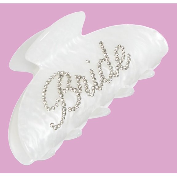 Funky Junque Bride Claw Clip Set - Bachelorette Party Favors, Bridal Shower - Bride
