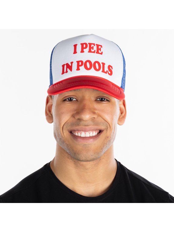 Foam Snapback Trucker Hat - I Pee in Pools