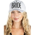 thumbnail image 1 of Funky Junque Foam Trucker Party Hat - Bride (White), 1 of 5